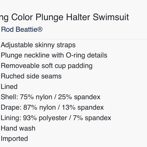 Bleu Rod Beattie White Multi One Piece Swimsuit - Picture 9 of 9